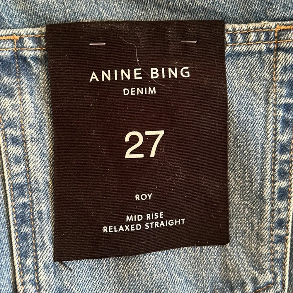 Anime Bing Denim 27 Roy Mid Rise Relaxed Straight Leg - Picture 5 of 5